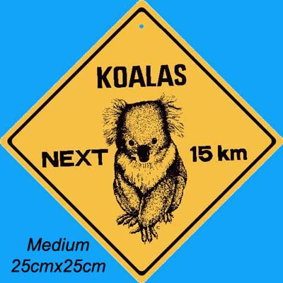 Medium Roadsign Koala